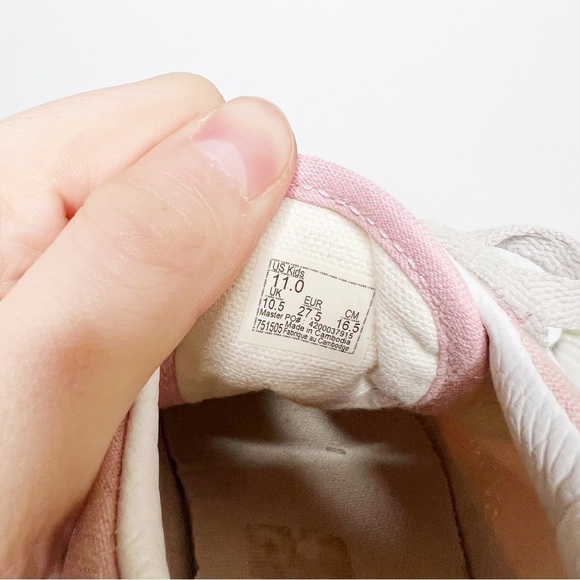 Vans Pink Skate Suede Canvas Classic Sneakers Size 11 Girls - Picture 6 of 6